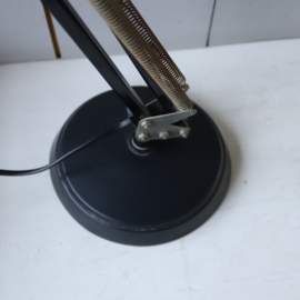 Vintage architecten lamp zwart