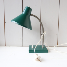 Vintage bureaulamp groen