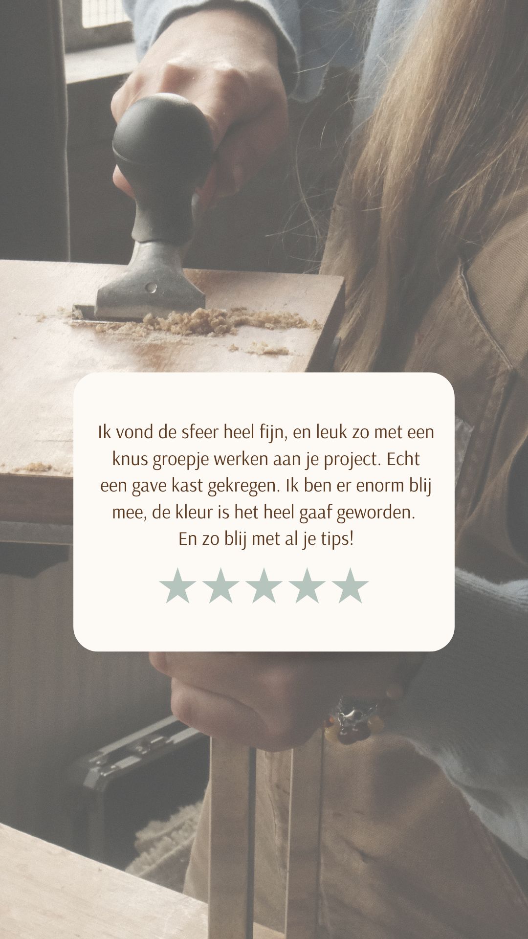 Vintage meubel opknappen! (live workshop)