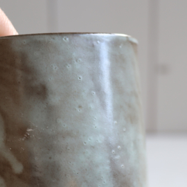 Vintage vaasje licht blauw