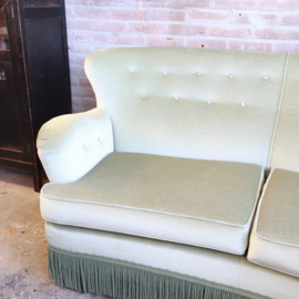 Vintage bank velvet  groen