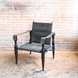 Vintage fauteuil Wilhelm Kienzle safari chair