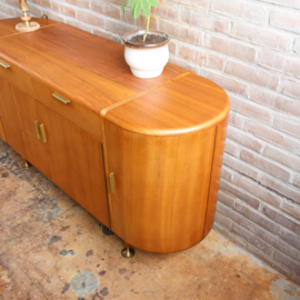 Vintage dressoir tv meubel patijn rond