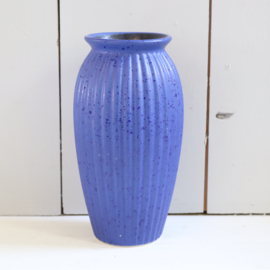 Vintage vaas blauw kobalt germany