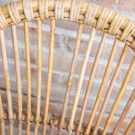 Vintage rotan fauteuil 