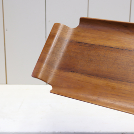Vintage dienblad plywood teak impala
