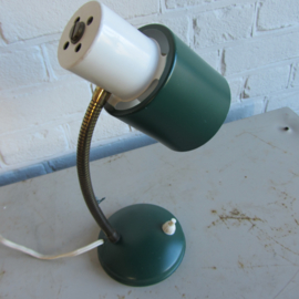 Vintage hala bureaulamp groen