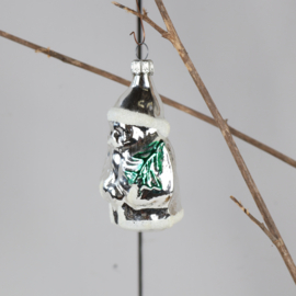 Vintage kerstman kerstbal ornament