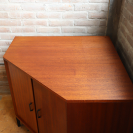 Vintage hoekkast  tv meubel