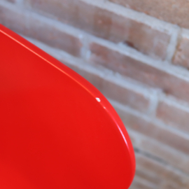 Fritz Hansen vlinderstoel serie 7 stoel rood