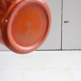 Vintage oranje pot