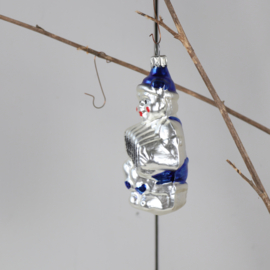 Vintage accordeon kerstbal ornament