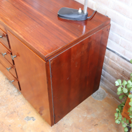 Vintage dressoir hout zwart