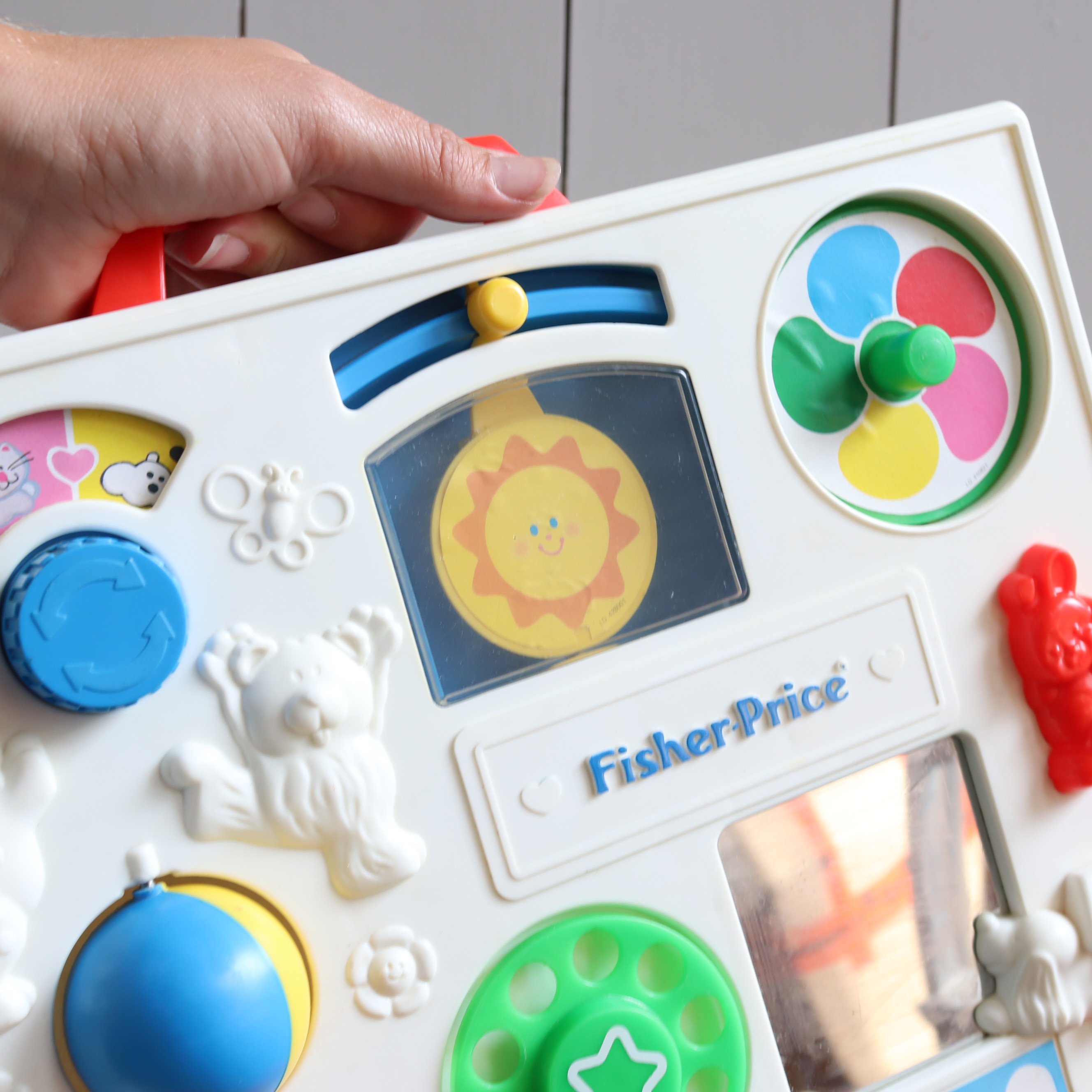 Vintage Fisher Price Activiteiten bord