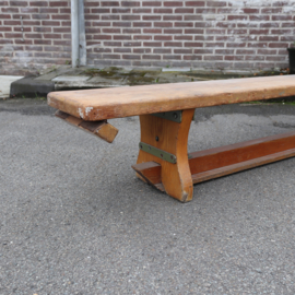 Vintage houten gymbank