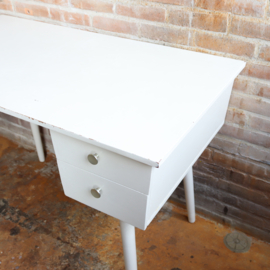 Vintage bureau jaren 60 70 wit