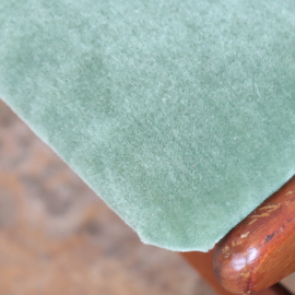 Vintage eettafel stoelen groen velvet