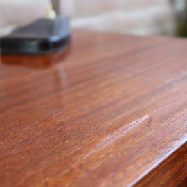 Vintage dressoir hout zwart