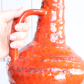 Vintage vaas germany oranje groot