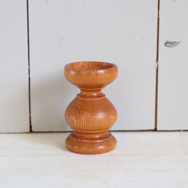 vintage kandelaar hout