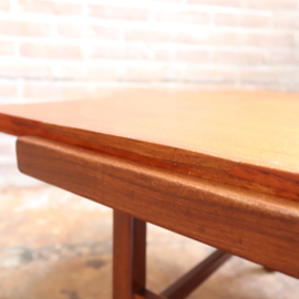 Vintage salontafel teak omkeerbaar blad