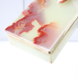 vintage onyx doosje marmer