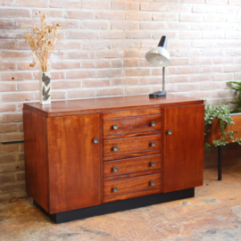 Vintage dressoir hout zwart
