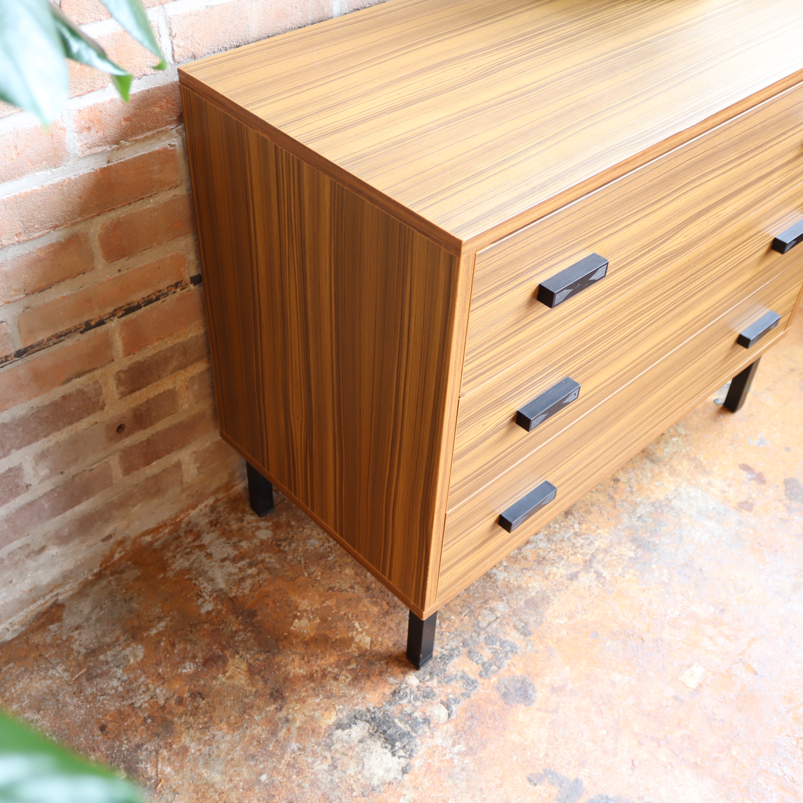 Vintage ladekast jaren 60 70 formica