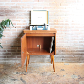 Vintage kast platenspeler (oud naaikastje)
