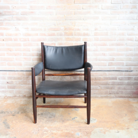 Vintage deens fauteuil palissander