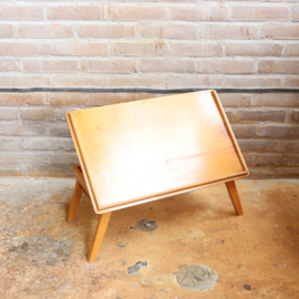 Vintage lessenaar laptop bed tafeltje