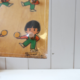Vintage grote legpuzzel hout ROLF Holland