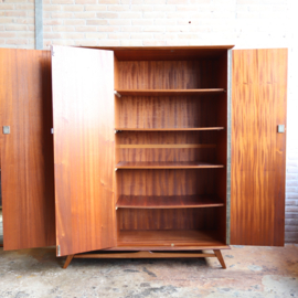 Vintage kledingkast jaren 60 70 3 deur