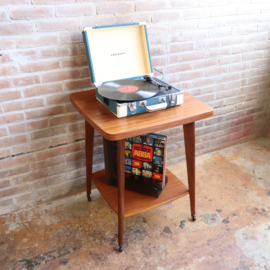 Vintage audio meubel side-table platenspeler