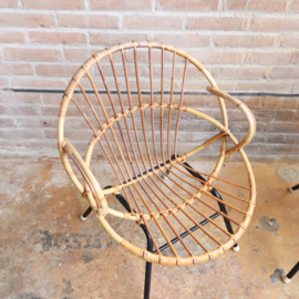 Vintage rotan stoeltje