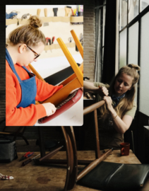 Vintage stoel herstofferen & opknappen (live workshop) woensdag 24 juni
