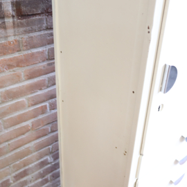 Vintage hoge smalle kast Bruynzeel
