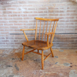 Vintage spijlen fauteuil