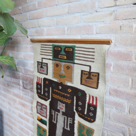Vintage groot wandkleed bohemien