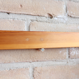 Vintage wandplank hout licht hout ronde vormen