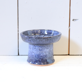 Vintage bloempot blauw