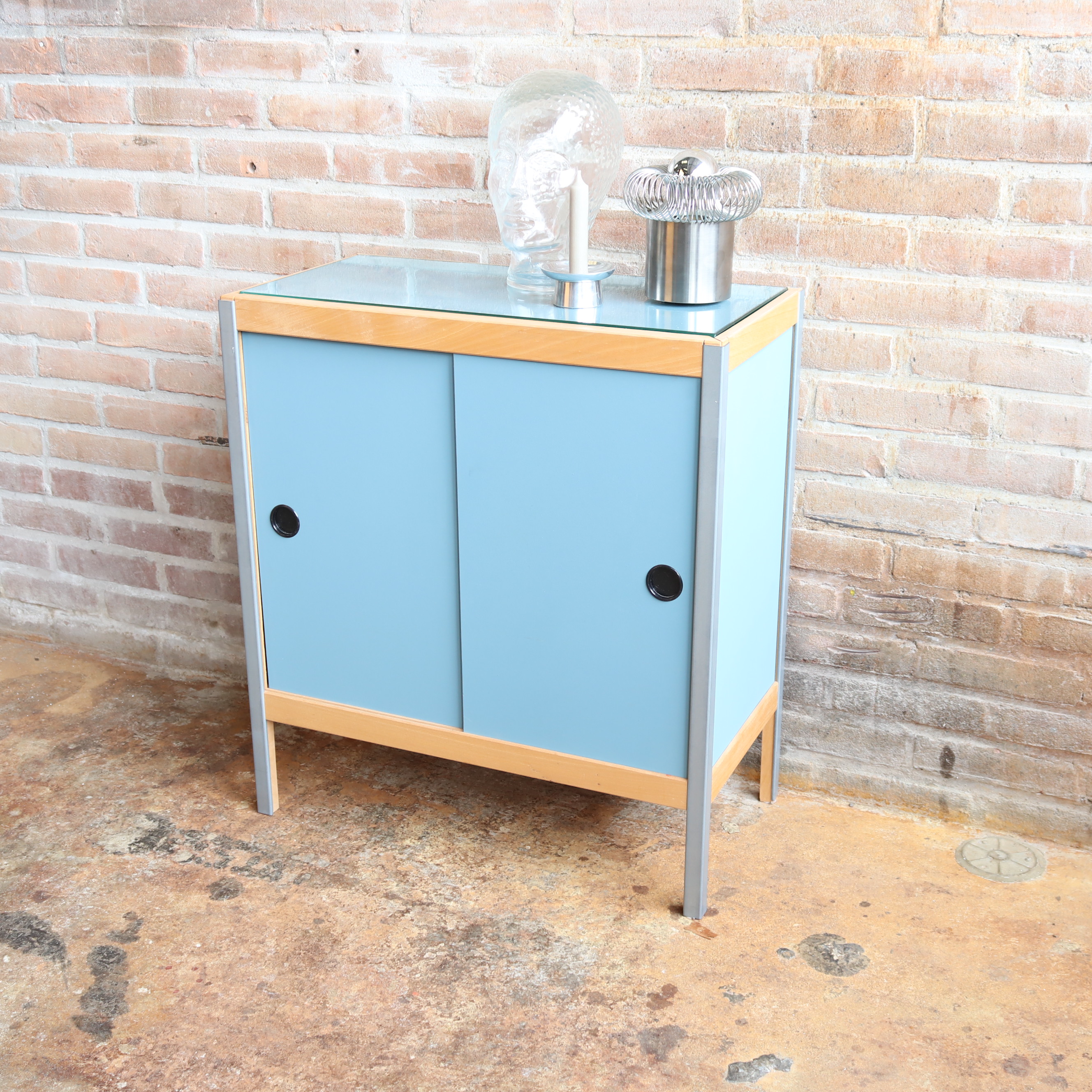 Vintage design kast kewlox blauw