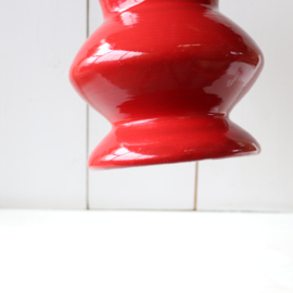 Vintage grote vaas rood