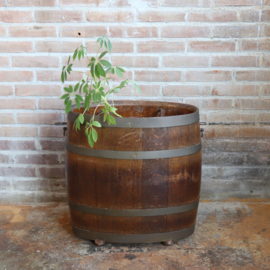 Vintage hoge plantenbak / paraplubak jaren 70