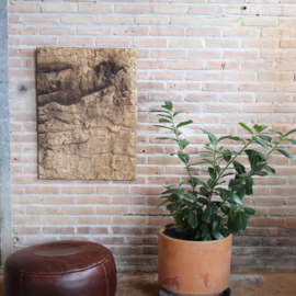 Kunst 1977 zand grof beige