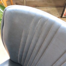 Vintage cocktail fauteuil blauw