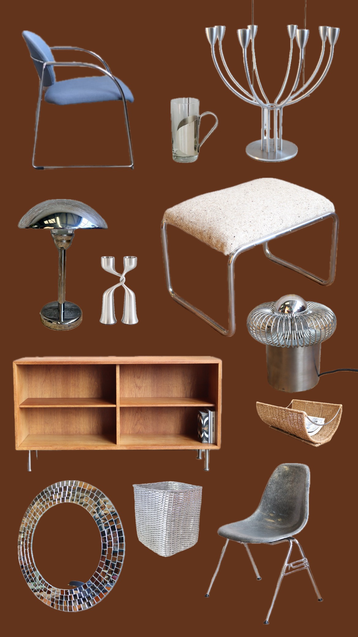 Blog: vintage Space Age past perfect bij de chroom en metaaltrend van nu