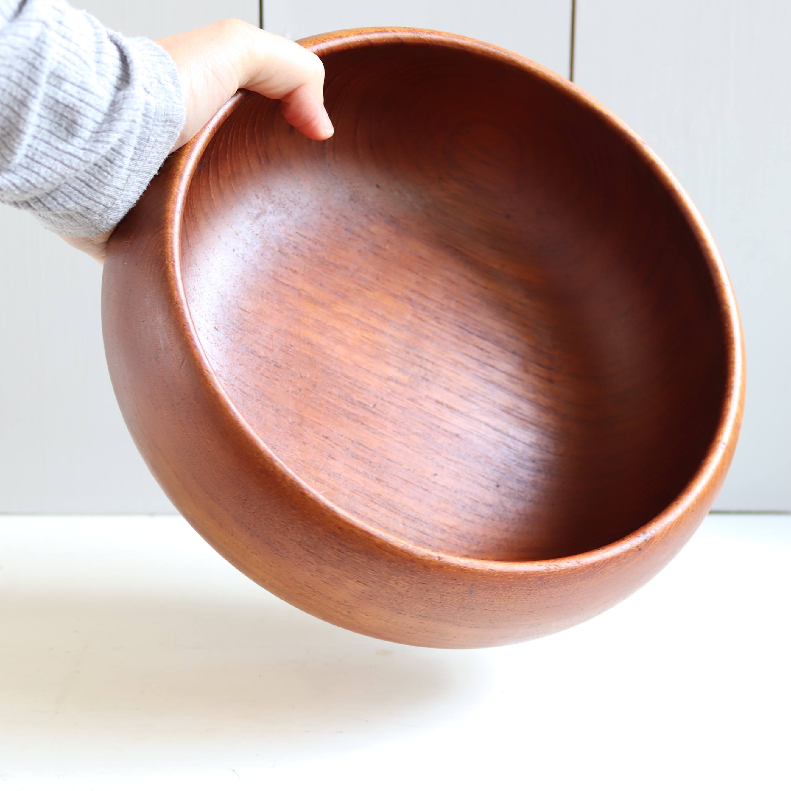 Vintage houten teak schaal
