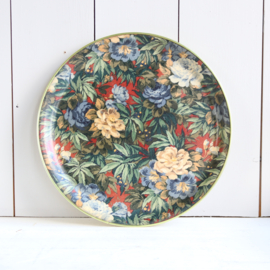 vintage dienblad bloemen