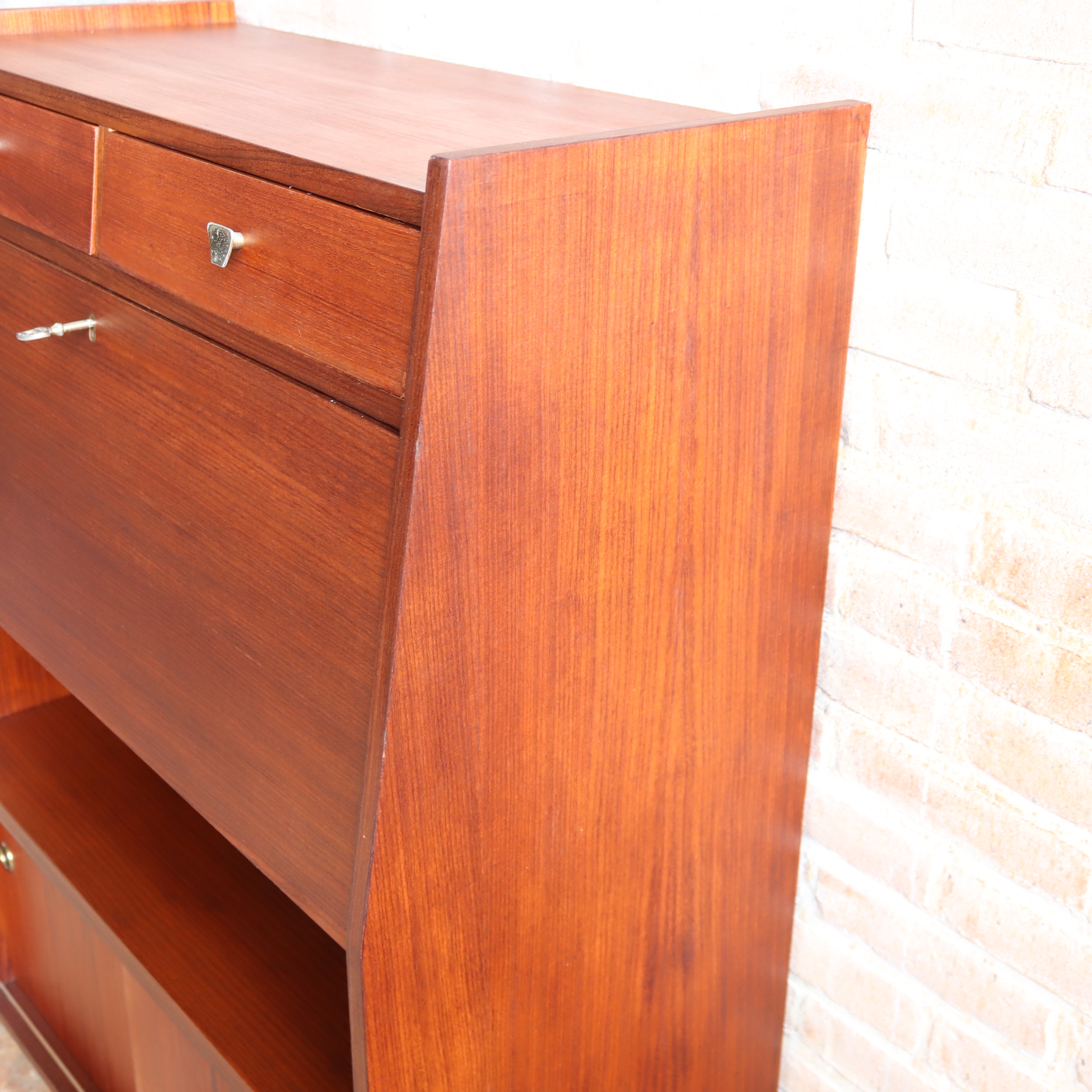Vintage secretaire kast jaren 70